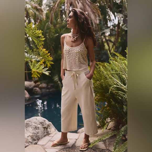 Free People Pants - NWT Free people Wynona Pant pull on relaxed size Large